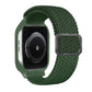TPU Frame Buckle Braid Integrated Replacement Watchband For Apple Watch Series, 6 & SE & 5 & 4 40mm / 3 & 2 & 1 38mm, 6 & SE & 5 & 4 44mm / 3 & 2 & 1 42mm