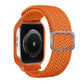 TPU Frame Buckle Braid Integrated Replacement Watchband For Apple Watch Series, 6 & SE & 5 & 4 40mm / 3 & 2 & 1 38mm, 6 & SE & 5 & 4 44mm / 3 & 2 & 1 42mm