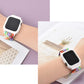 TPU Frame Buckle Braid Integrated Replacement Watchband For Apple Watch Series, 6 & SE & 5 & 4 40mm / 3 & 2 & 1 38mm, 6 & SE & 5 & 4 44mm / 3 & 2 & 1 42mm