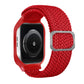 TPU Frame Buckle Braid Integrated Replacement Watchband For Apple Watch Series, 6 & SE & 5 & 4 40mm / 3 & 2 & 1 38mm, 6 & SE & 5 & 4 44mm / 3 & 2 & 1 42mm