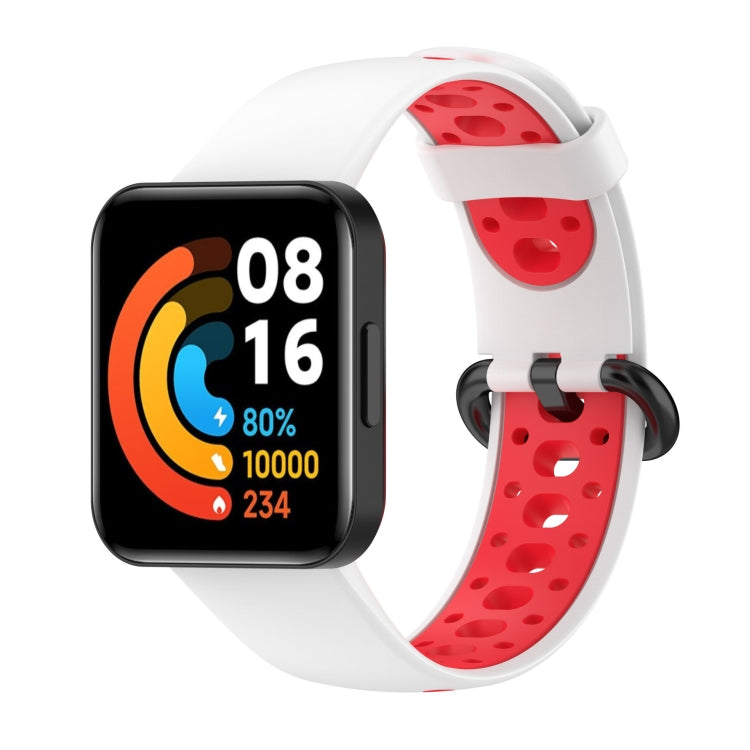 Two-color Silicone Strap Watchband, For Xiaomi Redmi Watch 2