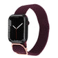 Nylon Braid Strap Watchband For Apple Watch Series, 7 41mm / 6&SE&5&4 40mm / 3&2&1 38mm