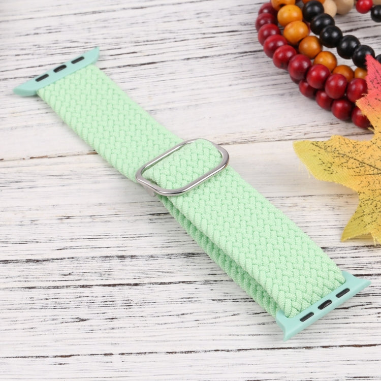 Nylon Braid Strap Watchband For Apple Watch Series, 7 41mm / 6&SE&5&4 40mm / 3&2&1 38mm