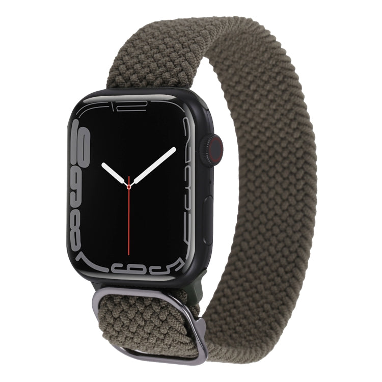 Nylon Braid Strap Watchband For Apple Watch Series, 7 41mm / 6&SE&5&4 40mm / 3&2&1 38mm