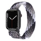 Nylon Braid Strap Watchband For Apple Watch Series, 7 41mm / 6&SE&5&4 40mm / 3&2&1 38mm