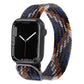 Nylon Braid Strap Watchband For Apple Watch Series, 7 41mm / 6&SE&5&4 40mm / 3&2&1 38mm
