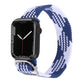 Nylon Braid Strap Watchband For Apple Watch Series, 7 45mm / 6&SE&5&4 44mm / 3&2&1 42mm