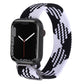 Nylon Braid Strap Watchband For Apple Watch Series, 7 45mm / 6&SE&5&4 44mm / 3&2&1 42mm