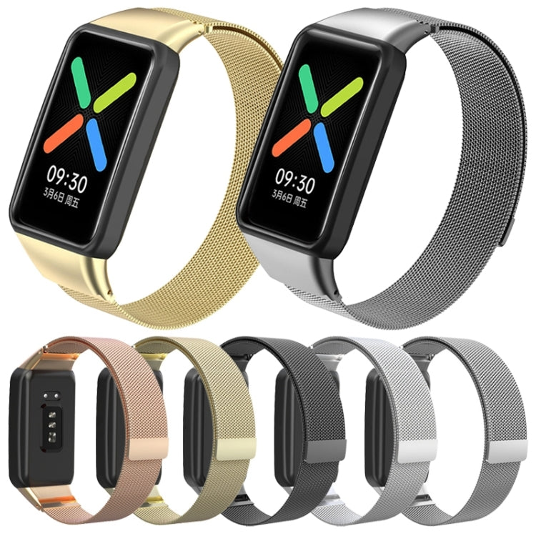 Milan Magnetic Metal Strap Watchband, For OPPO Watch Free NFC