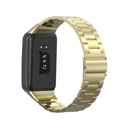 Stainless Steel Three-bead Strap Watchband, For OPPO Watch Free NFC