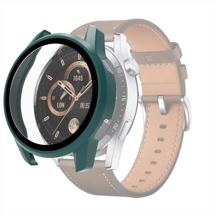 PC + Tempered Glass Watch Protective Case, For Huawei Watch GT 3 42mm, For Huawei Watch GT 3 46mm