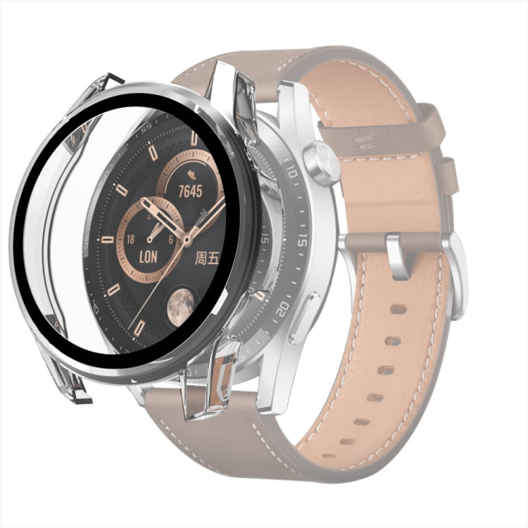 PC + Tempered Glass Watch Protective Case, For Huawei Watch GT 3 42mm, For Huawei Watch GT 3 46mm
