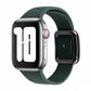 Black Buckle Silicone Watchband For Apple Watch Series, 7 41mm / 6&SE&5&4 40mm / 3&2&1 38mm, 7 45mm / 6&SE&5&4 44mm / 3&2&1 42mm