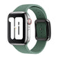 Black Buckle Silicone Watchband For Apple Watch Series, 7 41mm / 6&SE&5&4 40mm / 3&2&1 38mm, 7 45mm / 6&SE&5&4 44mm / 3&2&1 42mm