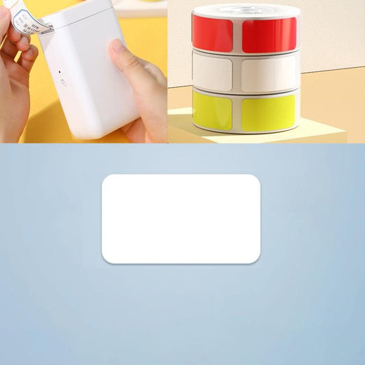 Thermal Printing Label Paper Stickers For NiiMbot D101 / D11, 10 x 25mm 225 Sheets White, 14 x 25mm 240 Sheets White, 10 x 25mm 240 Sheets Yellow, 14 x 25mm 240 Sheets Yellow, 10 x 25mm 240 Sheets Red, 14 x 25mm 240 Sheets Red