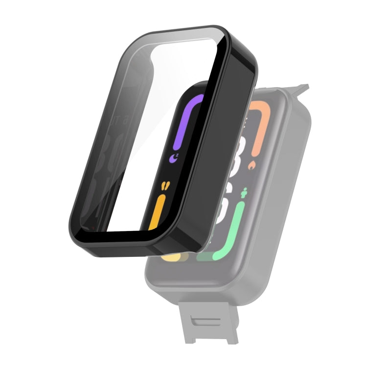 Black PC tempered glass screen protector case for smart band display
