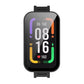 Black tempered glass screen case with display window for smart band