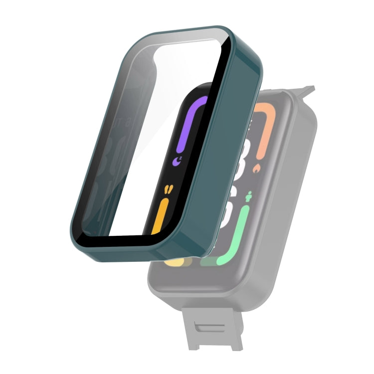Pine needle green tempered glass screen protector case for smart band display