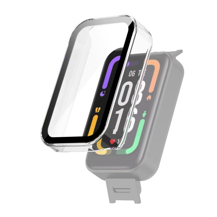 Transparent white tempered glass screen protector case for smart band display