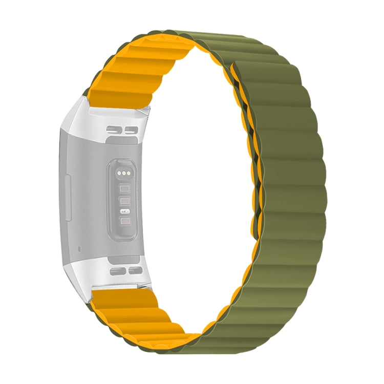 Silicone Magnetic Watchband, For Fitbit Charge 2, For Fitbit Charge 3 / 4, For Fitbit Charge 5, For Huawei Band B6