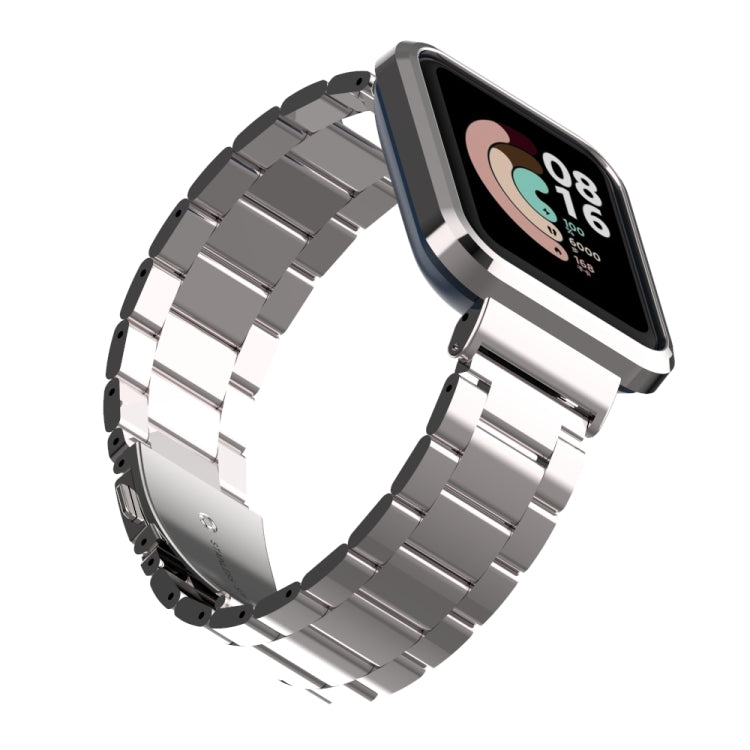 Three-Bead Metal Watchband, For Xiaomi Mi Watch Lite / Redmi Watch, For Xiaomi Redmi Watch 2