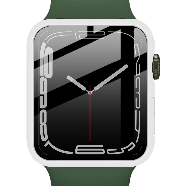 imak PC Case with Tempered Glass Film, For Apple Watch Series 9 / 8 / 7 41mm, For Apple Watch Series 9 / 8 / 7 45mm