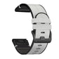 Silicone + Leather Quick Release Watchband, For Garmin Fenix 7, For Garmin Fenix 7X