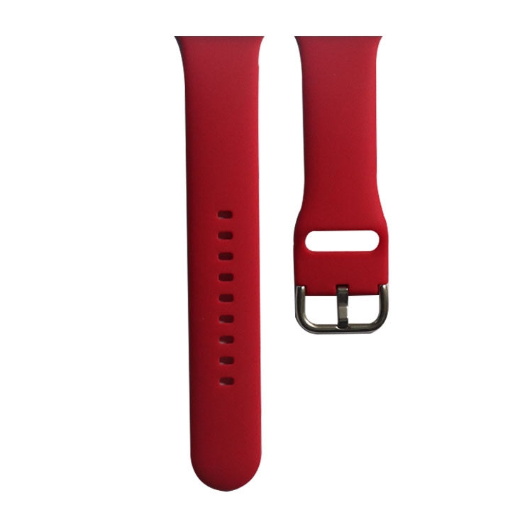 Silicone Watchband, Size: 140mm For Apple Watch Series 7 45mm / 6&SE&5&4 44mm / 3&2&1 42mm, Small Size