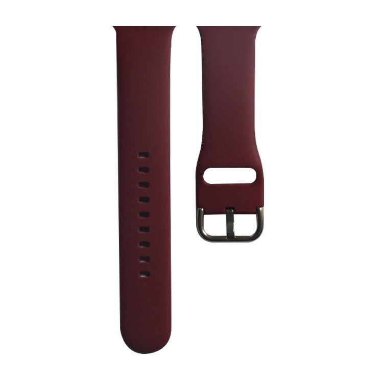 Silicone Watchband, Size: 140mm For Apple Watch Series 7 45mm / 6&SE&5&4 44mm / 3&2&1 42mm, Small Size