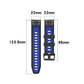 22mm Quick Release Two-color Silicone Strap for Garmin Fenix 7 / EPIX