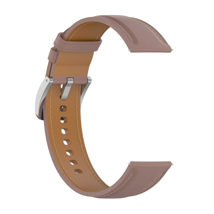20mm Genuine Leather Watch Strap for Samsung Galaxy Watch4/Watch3 41mm/Active2/Huawei/Gaming Watch etc.