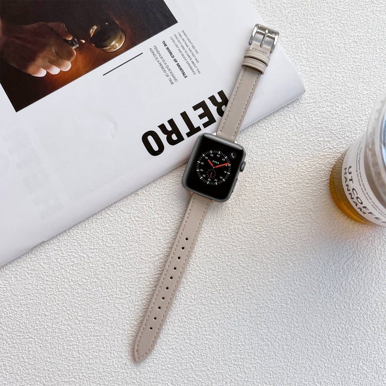 Leather Watchband For Apple Watch Series, 7 41mm / 6&SE&5&4 40mm / 3&2&1 38mm, 7 45mm / 6&SE&5&4 44mm / 3&2&1 42mm