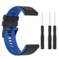 Two-color Silicone Watchband, 22mm, 26mm