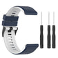 Two-color Silicone Watchband, 22mm, 26mm
