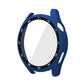Tempered glass watch protective case, midnight blue frame with clear cover
