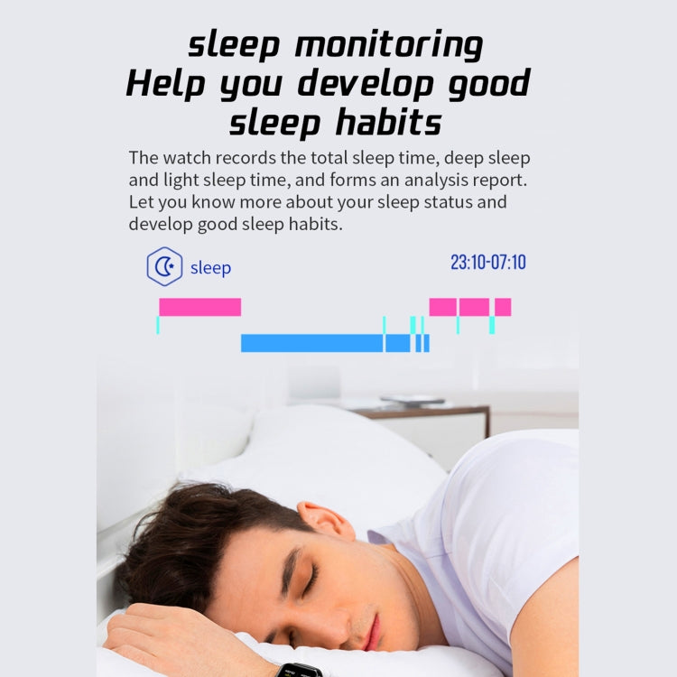Smartwatch showing sleep monitoring graph and status time display
