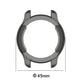Half-pack TPU Electroplating Watch Case, For Garmin Venu 2 Plus