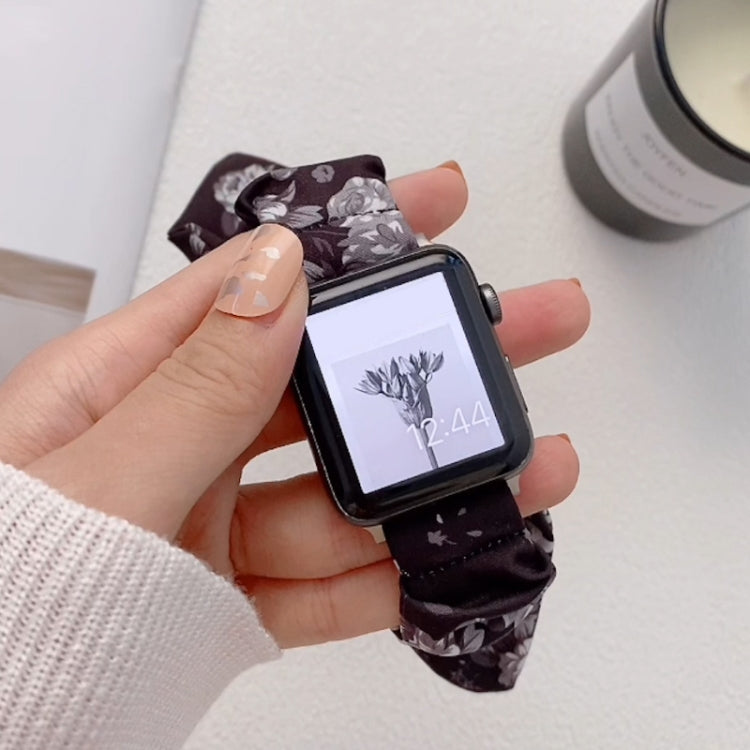 Single Loop Elasticity Cloth Watchband For Apple Watch Series, 7 41mm / 6&SE&5&4 40mm / 3&2&1 38mm, 7 45mm / 6&SE&5&4 44mm / 3&2&1 42mm