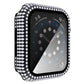 Diamond PC + Tempered Glass Watch Case For Apple Watch Series, 6&SE&5&4 40mm, 6&SE&5&4 44mm