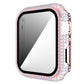 Diamond PC + Tempered Glass Watch Case For Apple Watch Series, 6&SE&5&4 40mm, 6&SE&5&4 44mm