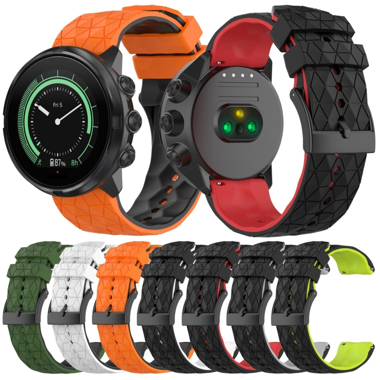 Two-color Silicone Watchband, For Suunto 9