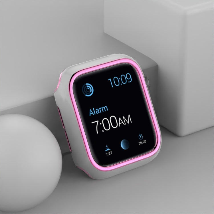 Two-color Electroplating PC Watch Case For Apple Watch Series, 3&2&1 38mm, 3&2&1 42mm