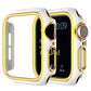 Two-color Electroplating PC Watch Case For Apple Watch Series, 3&2&1 38mm, 3&2&1 42mm