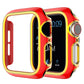 Two-color Electroplating PC Watch Case For Apple Watch Series, 3&2&1 38mm, 3&2&1 42mm
