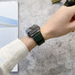 DD29 Carbon Fiber Texture Watchband For Apple Watch Series, 7 41mm / 6&SE&5&4 40mm / 3&2&1 38mm, 7 45mm / 6&SE&5&4 44mm / 3&2&1 42mm