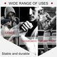 Martial arts leg guard durability graphic with training pose images