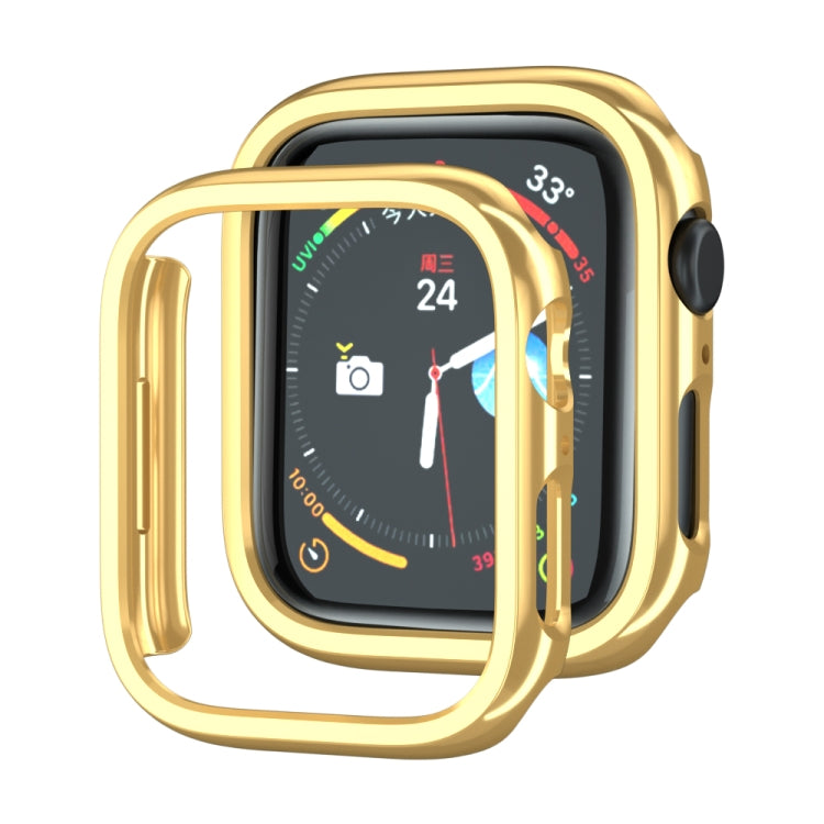 Electroplated PC Hollow Watch Protective Case, For Apple Watch Series 9 / 8 / 7 41mm, For Apple Watch Series 9 / 8 / 7 45mm