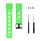 Black Buckle Silicone Watchband, For Garmin Forerunner 35