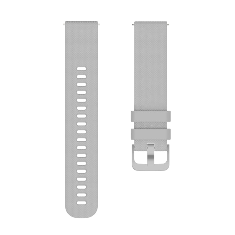 Pockmarked Tonal Buckle Silicone Watch Strap for Huawei Watch / Samsung Galaxy Watch, 20mm, 22mm