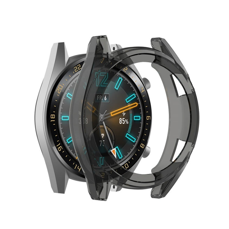TPU watch case with transparent black bezel cover for smartwatch